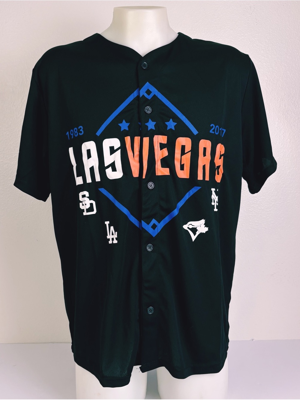 Las Vegas 51s 35 Seasons 2017 SGA
Baseball Jersey Stars Mets Dodgers XL